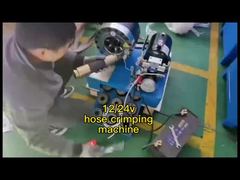 Przenośna hydrauliczna maszyna do zaciskania węży - 2-calowa zaciskarka do węży 12 V/24 V DC z 10 zestawami matryc